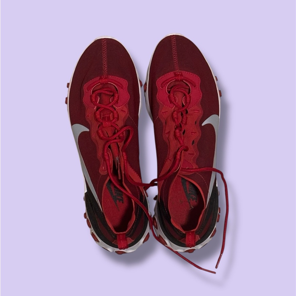 Nike Red Athletic Shoes with Classic Design